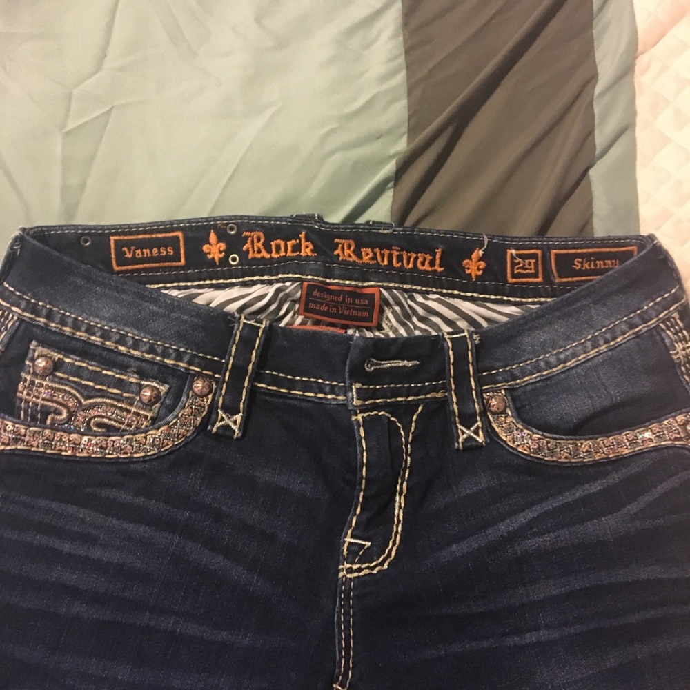 Rock revivals embellished jeans